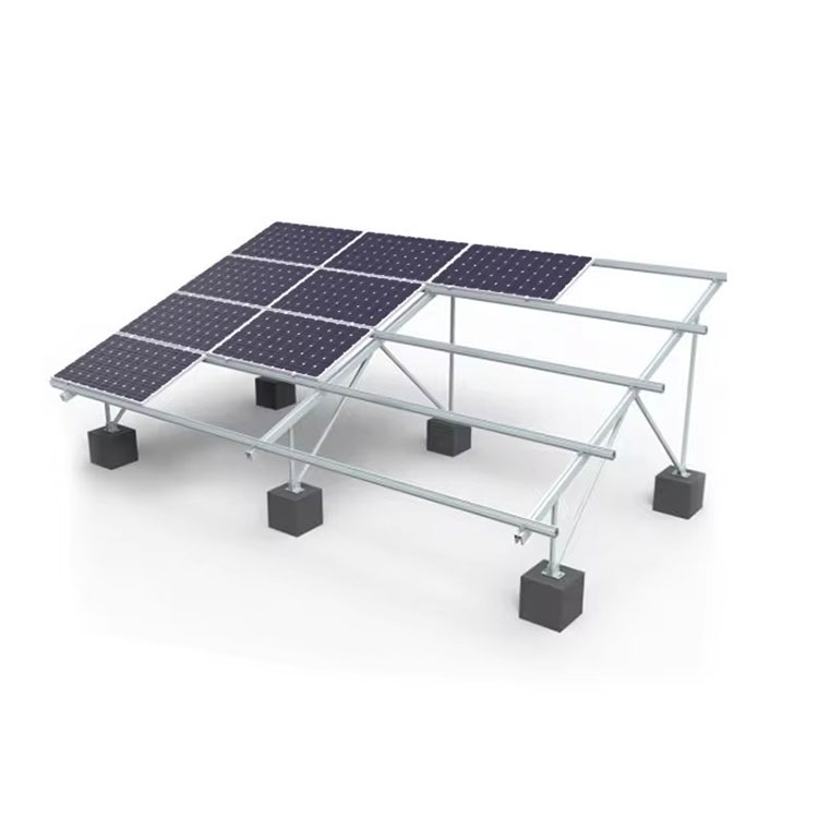 Ground mounts solar racking